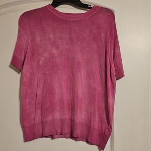 M&S COLLECTION Pretty Pink S/s LIGHTWEIGHT SWEATER